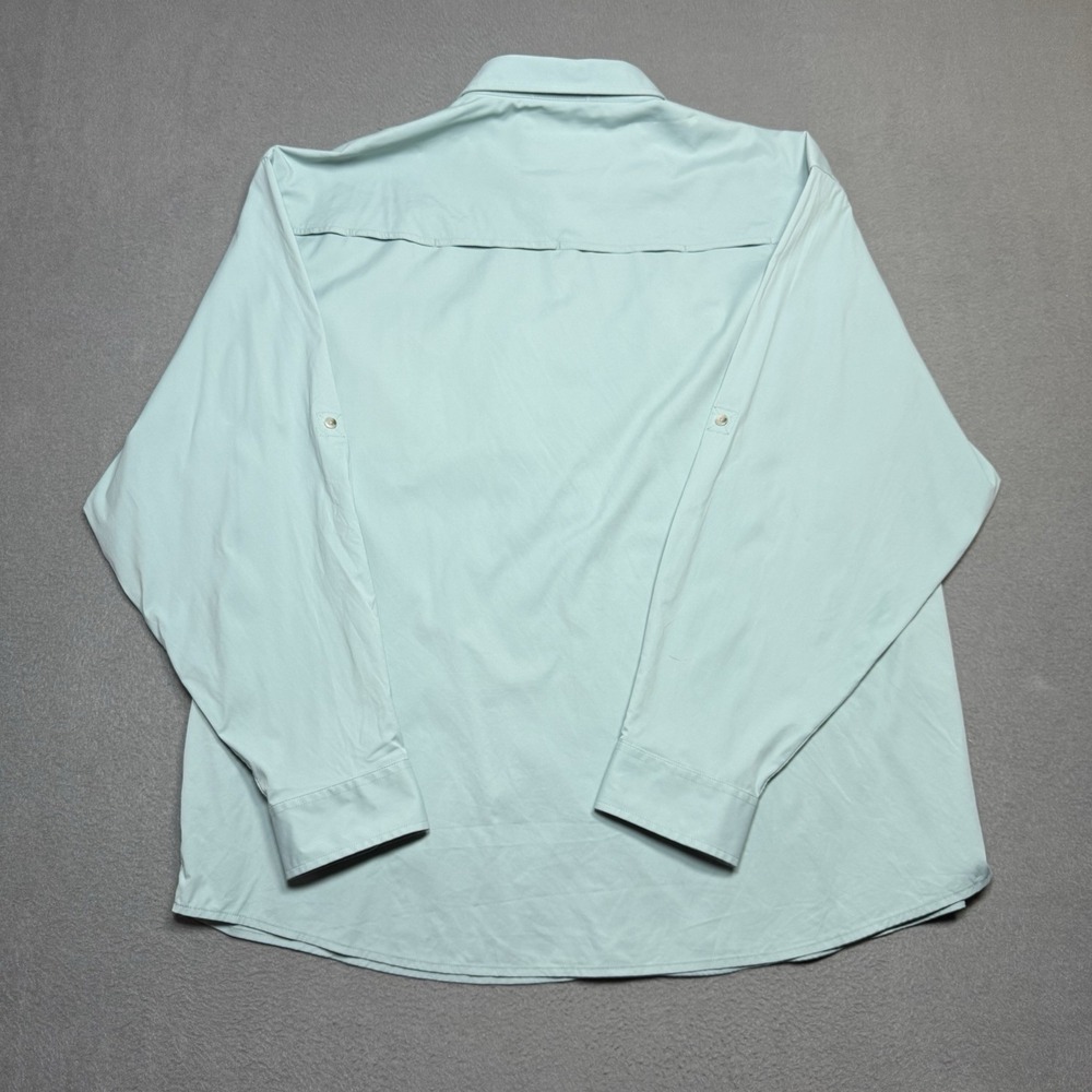 Poncho Men's Casual Button-Down Shirt in Light Sage - Picture 6 of 11